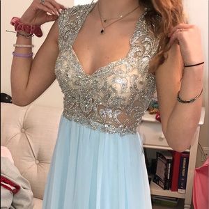 Blue Prom Dress (Price Negotiable)